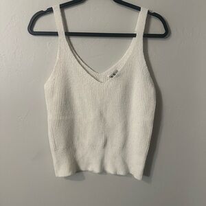 Worthington Ivory Ribbed Camisole